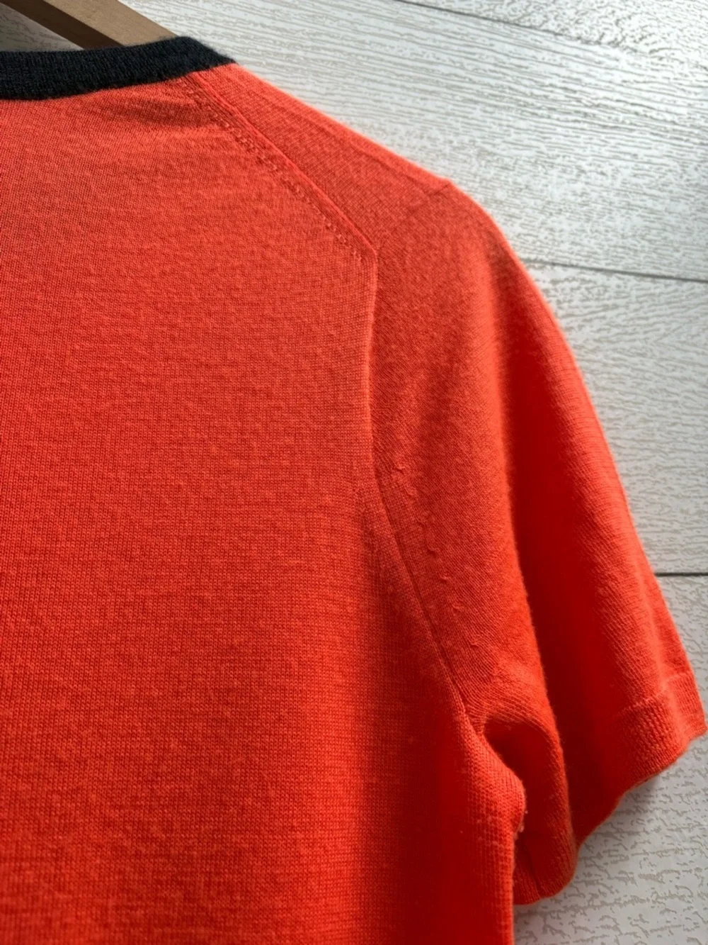 J.Crew Collection Short Sleeve 100% Italian Cashmere Sweater Size M